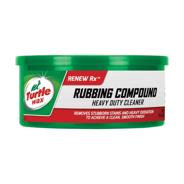1 (66) Turtle Wax T230A 10.5 Oz Rubbing Compound Heavy Duty Cleaner - Image 1