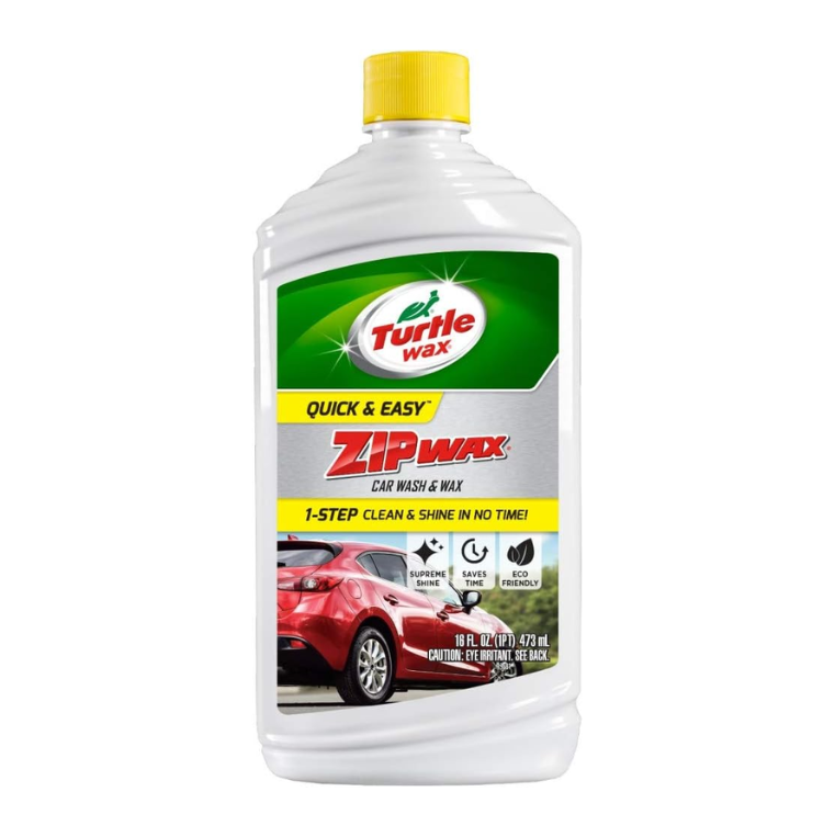 1 (68) Turtle Wax T-75A Zip Wax Car Wash and Wax - 16 Fl Oz., Clear - Image 1