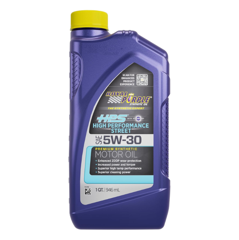 1 (70) Royal Purple 31530 HPS 5W-30 High Performance Street Synthetic Motor Oil with Synerlec - 1 Quart Bottle - Image 1