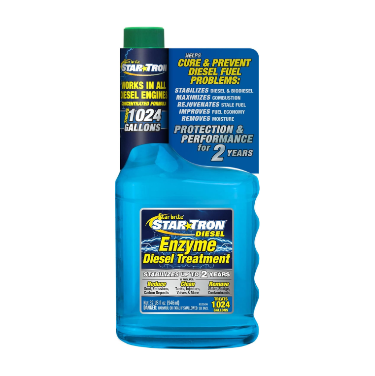 1 (77) Star Tron Super Concentrated Diesel Formula - Enzyme Fuel Treatment for Enhanced Engine Performance - 1 Oz Treats 32 Gallons - Stabilize & Rejuvenate Diesel, Biodiesel & All Regular Gasoline - Image 1